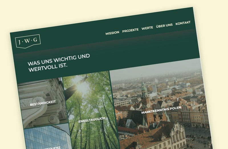 JWG Invest Website