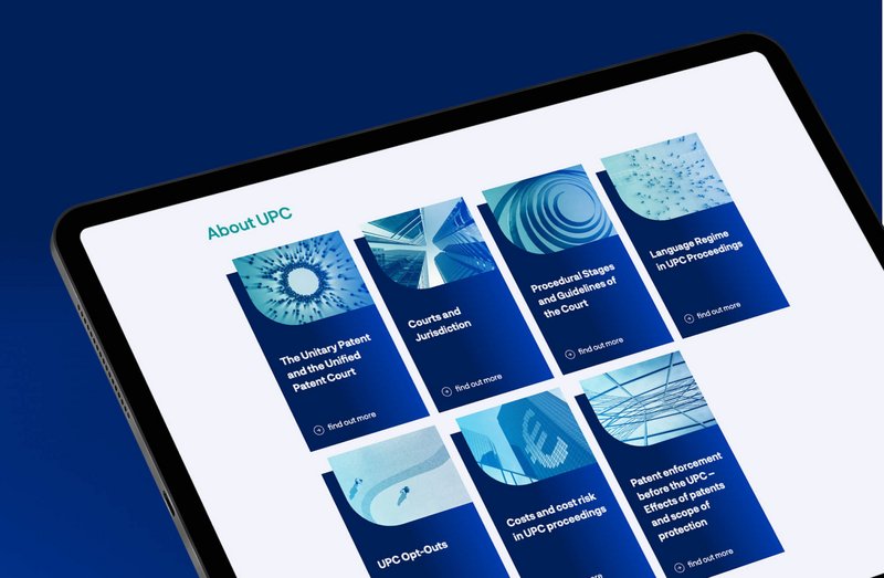 Vossius Brinkhof Website Menü