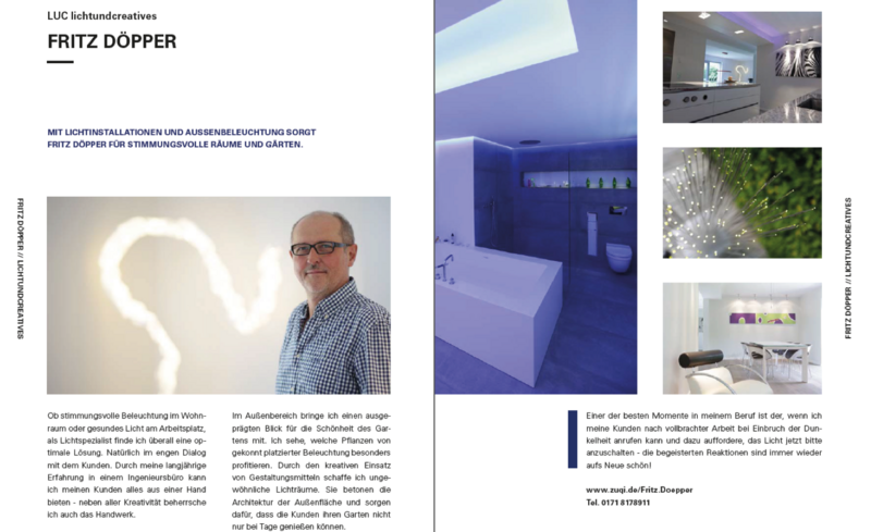 Interview Ausschnitt Fritz Döpfner in einem Magazin