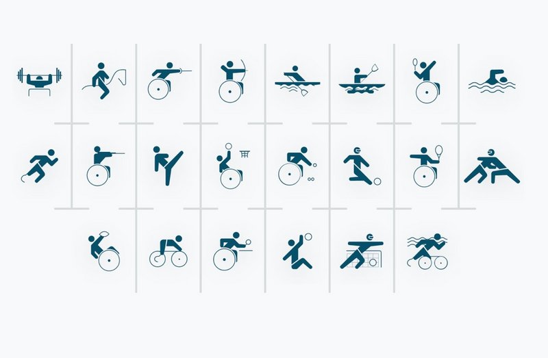 Deutscher Behindertensportverbund Sport Icons