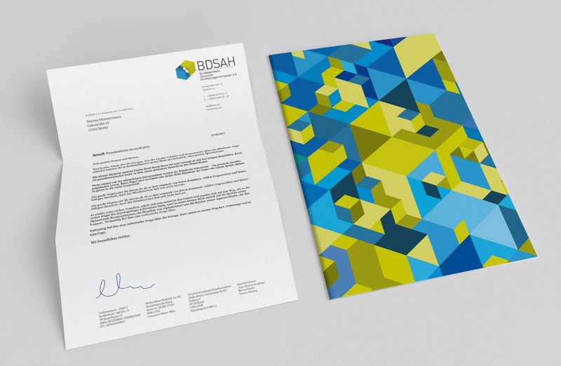 BDSAH Briefpapier im Corporate Design
