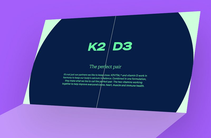 Kappa Bioscience Website K2 und D3 