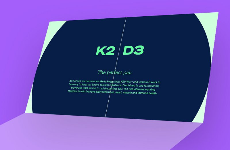 Kappa Bioscience Website K2 und D3 