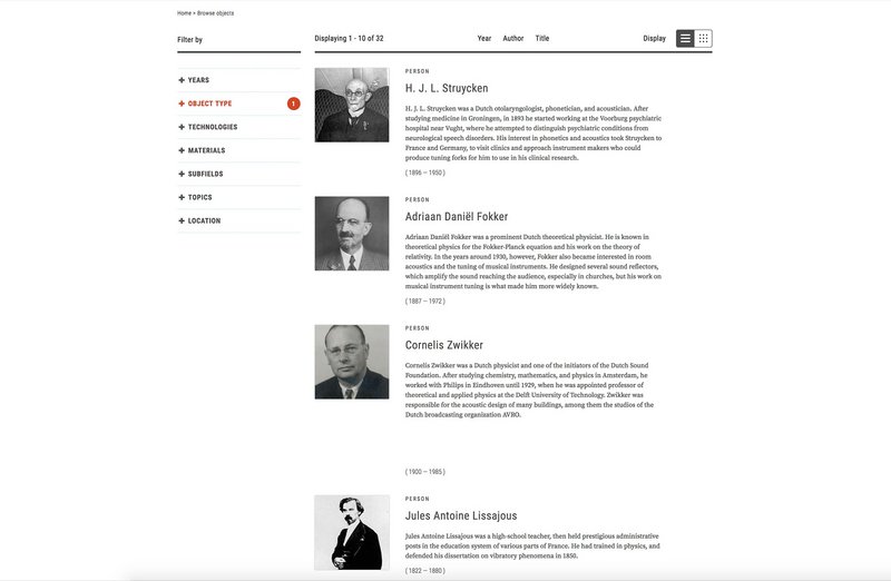Max Planck Website Personenregister
