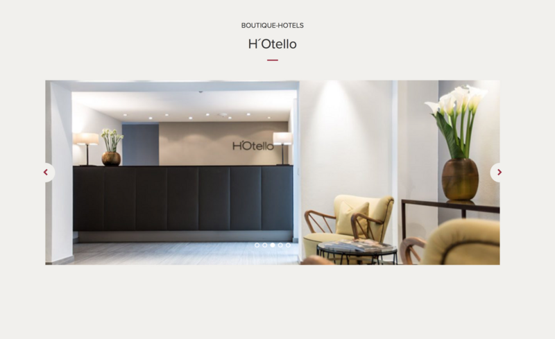 H Group Website Hotel Rezeption