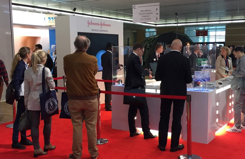 Johnson Johnson Ethicon Messestand