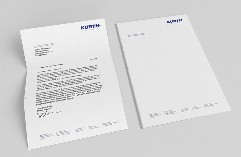 Kurth Fleischimporte Briefpapier