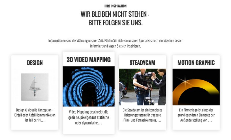 Scooop Website Inspiration Seite