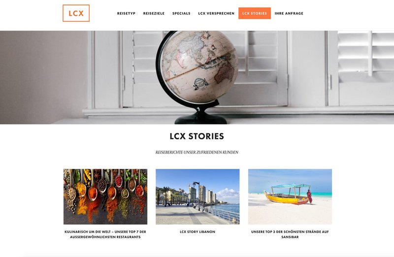 LCX Website Stories Seite