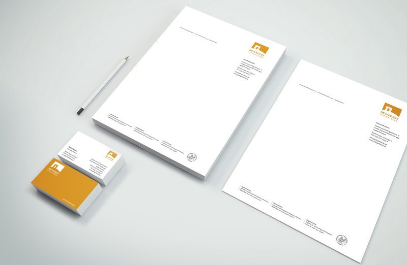 Pfingstberg Briefpapier und Visitenkarte