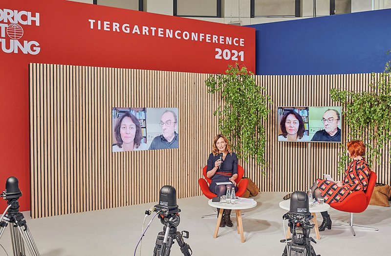Friedrich Ebert Stiftung Tiergartenkonferenz 2021 Bühne