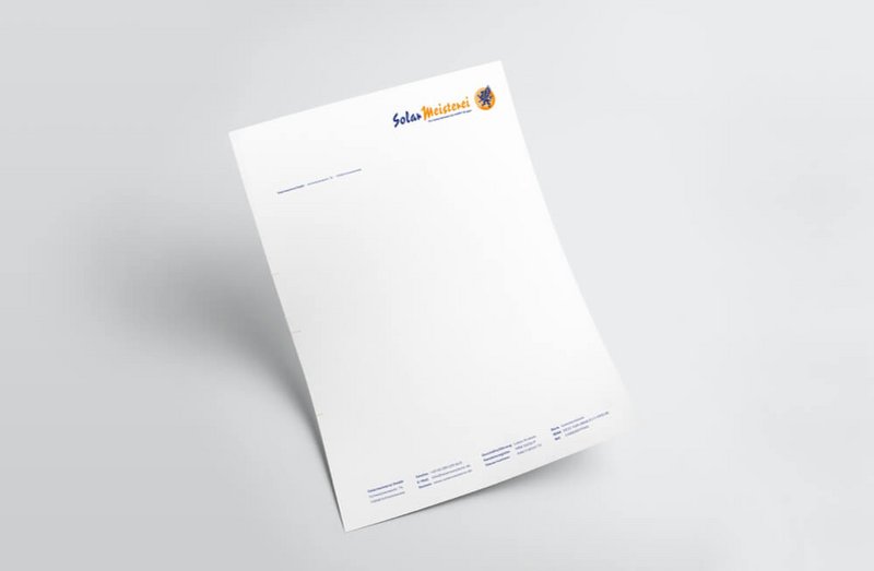 Solarmeisterei Briefpapier