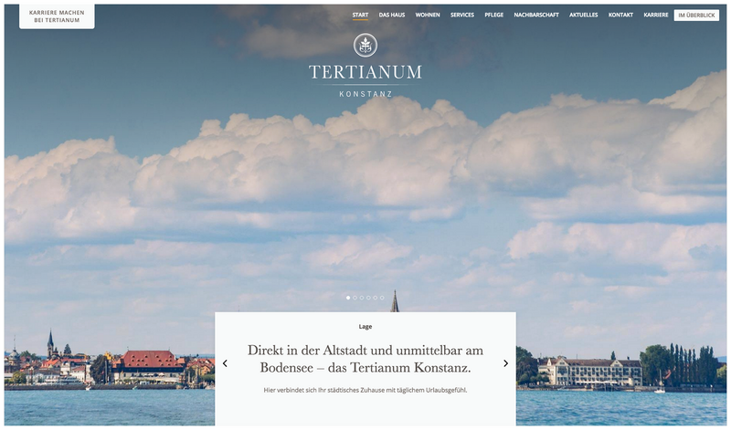 Tertianum Premium Residences Konstanz Aufnahme vom Bodensee