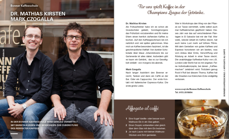 ZUQI Interview Ausschnitt in einem Magazin
