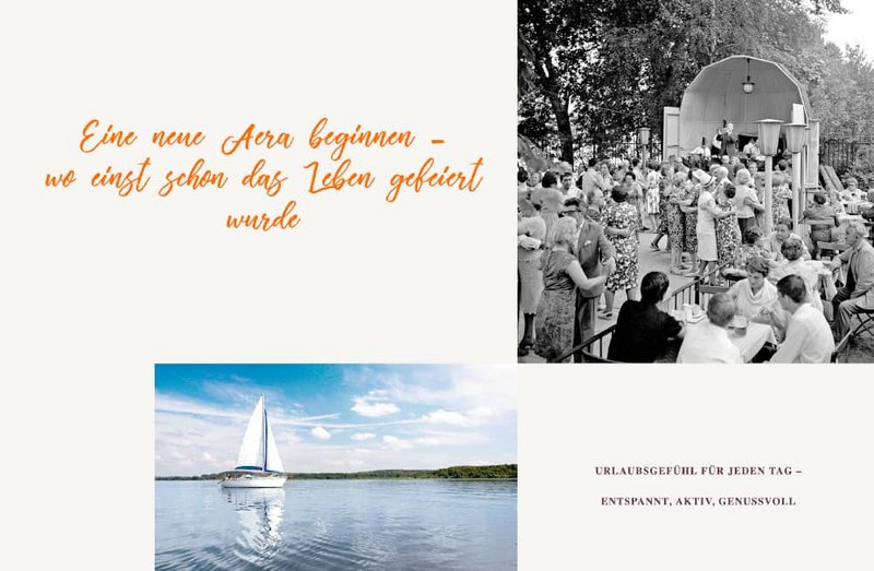 Riviera Website Geschichte Seite