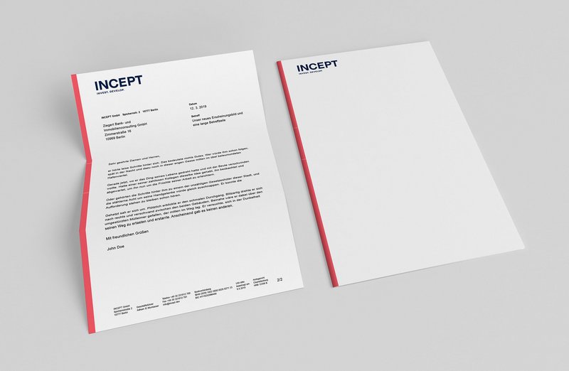 Incept Briefpapier