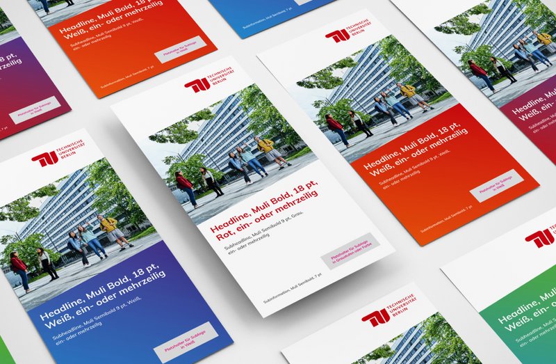 TU Berlin verschiedene Flyer