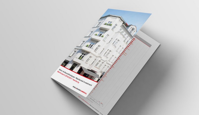 Engel und Völkers Broschüre im Corporate Design