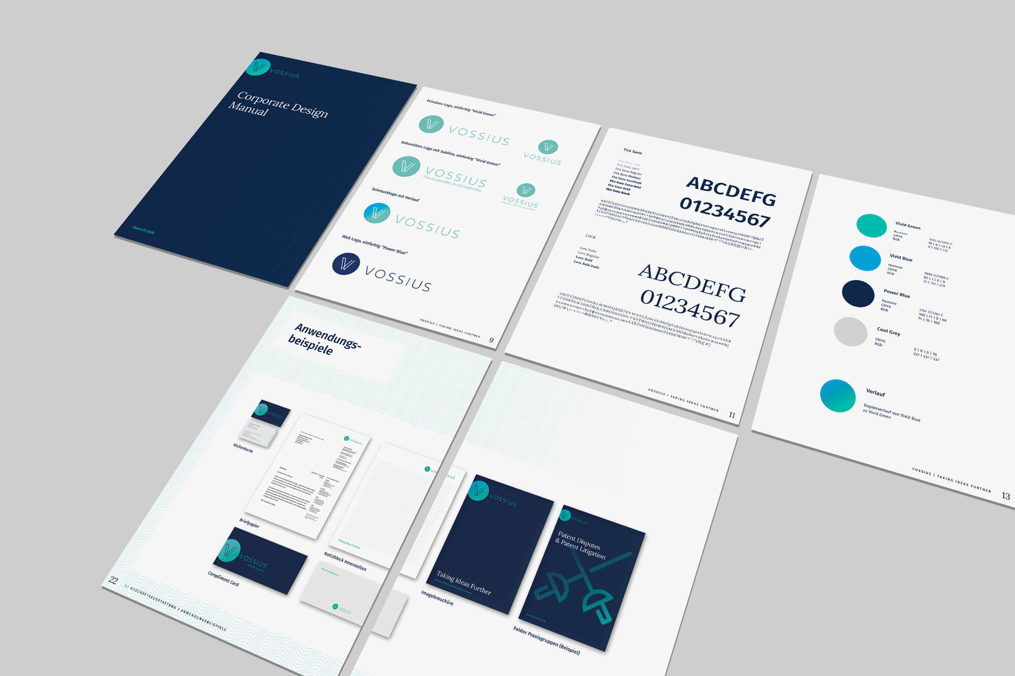 Corporate Design Manual for Vossius – GOLDLAND Media GmbH
